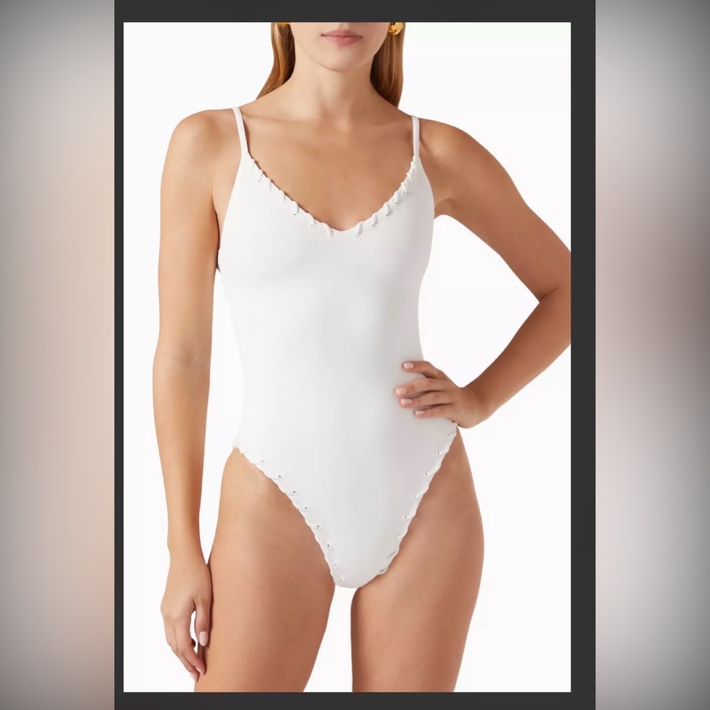 GOOD AMERICAN Whip Stitch One-piece Swimsuit